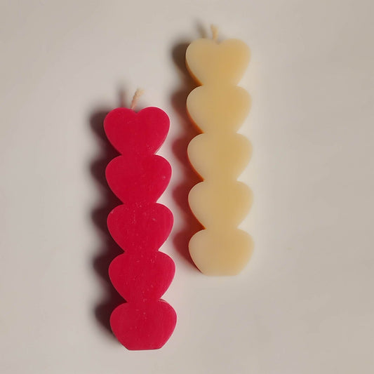 Heart Pillar Candle image 0