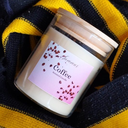 Wooden Lid Jar Candle image 0