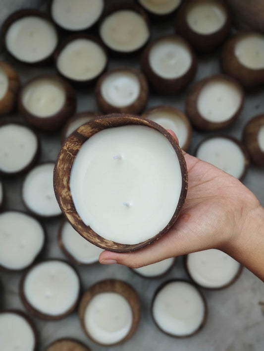 Coconut Shell Candle